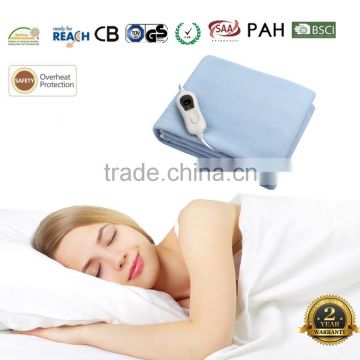 Wholesale Supplier Washable Fleece Electric Blanket With Factory Price