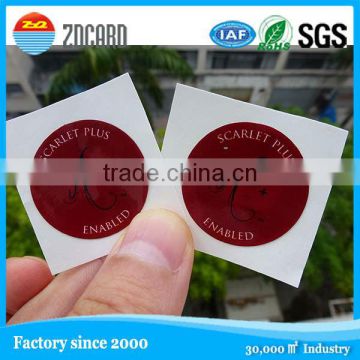 customized size Ntag203 NFC tag cheap rfid sticker