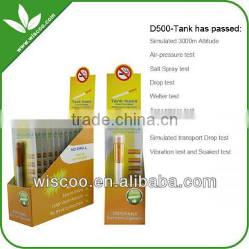 Top selling Tank-base D-500 soft disposable e-cigarette