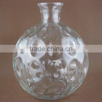glassware / glass vase / round glass flower vase