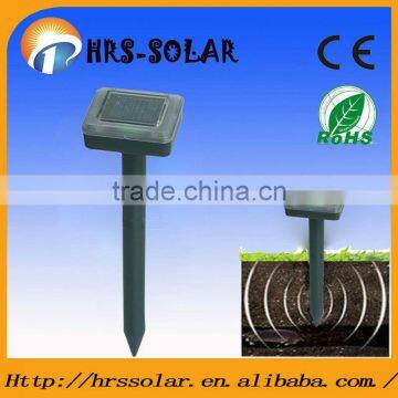 2013 HRS Outdoor Solar Sonic Rodent/Mole/Mice Repeller solar mole repeller