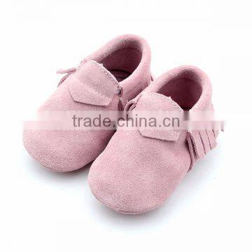 Top selling leather baby shoes of baby moccasins mix colors mix sizes
