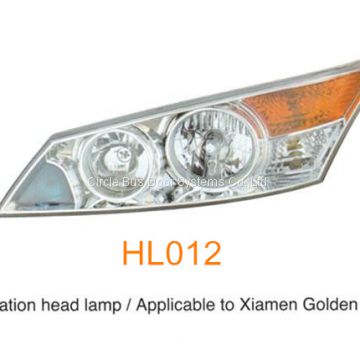 Golden Dragon Higer King Long bus head lamp,bus front light(HL012)