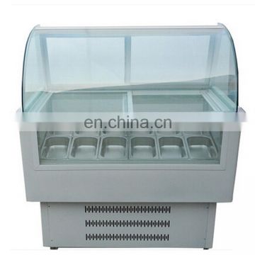 China Brands Front Glass Window Refrigerator Display Show Case/ Glass Window Ice Cream Display Cabinet