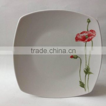 china wholesale square porcelain dinnerware plates