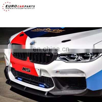Carbon fiber material front lip for F90 M5 mp style front diffuser with customer feedback