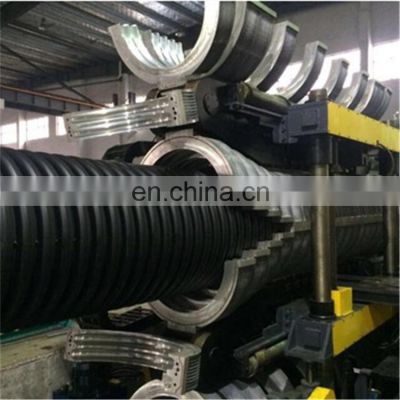 zhangjiagang plastic pipe machine HDPE 1200 double wall pipe producing equipment