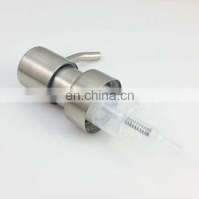 LongAn Manufacturer China High Quality Fast Delivery 304 Stainless Steel Syrup Dispenser Foam Pump For Foam Bottle