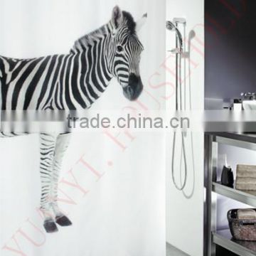 zebra shower curtain custom walmart polyester shower curtain