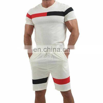 Men Jogging Set High Quality Sport Long Sleeve Shirts Shorts Tracksuit 2 Piece Shorts Set