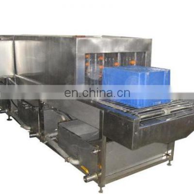 Shanghai Factory Full automatic High quality plastic basket crate/box/tray washing washer equipment cleaning machine