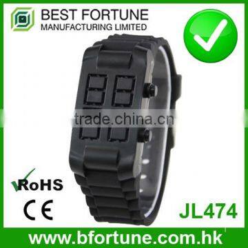 JL474 Promotional price stainless steel case back high quality digital watch