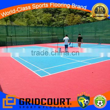 outdoor badminton court flooring