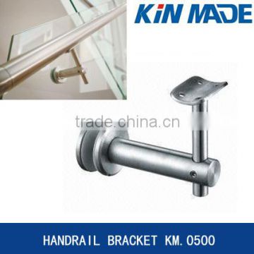 Glass L bracket to the stainless steel railing