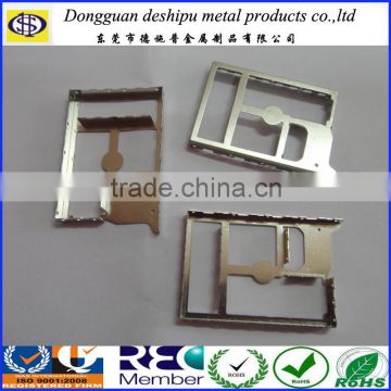 custom thin galvanized metal stamping for SD card holder                        
                                                                                Supplier's Choice