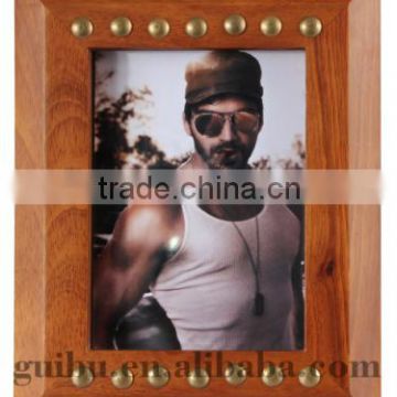 2014 hot sale solid wood photo frame for bedroom decor factory