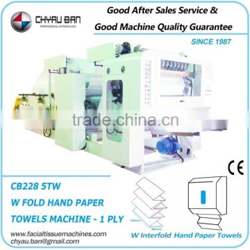 Automatic Kitchen M Fold Towel Hand Paper Embossing Machine