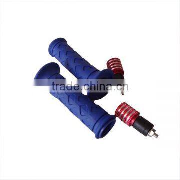 blue soft pro motorcycle handle grips for dirt bike