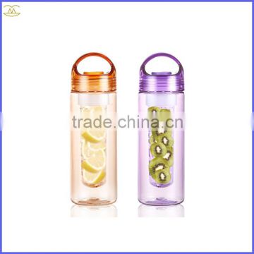 2016 Supply New Design Hot Selling Cheap Logo Printed Bpa Free Tritan Fruit Infuser Sport Water Bottle