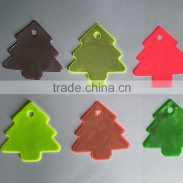 hot sale New design Promotional Christmas tree Reflective Keychain                        
                                                Quality Choice
