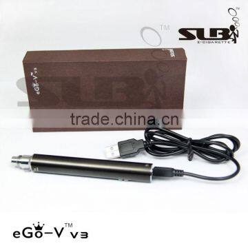 SLB 2014 top selling new products e cigarette battery variable voltage, variable wattage and ohm meter for vaporizer ego v v3