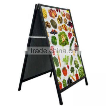 Hollow board outdoor iron poster board