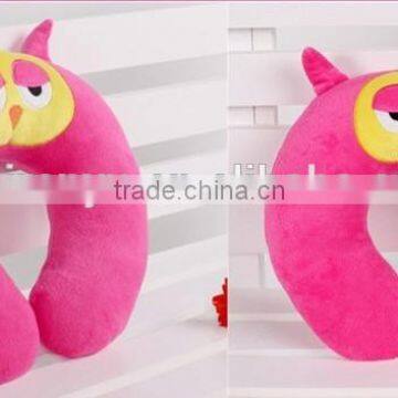 2015 new design cute animal shape neck pillow wholesale price driving travelling neck pillow