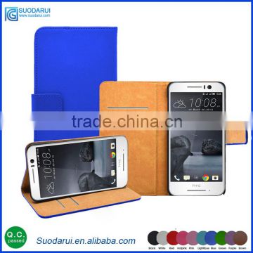 Book Stand Wallet leather flip cases for HTC One S9 cover