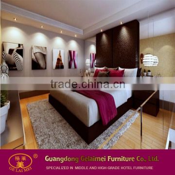 Hotel wooden king size latest double bed designs