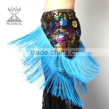Wholesale rose flower Bellydance belts, elegant Tassels belly dance hip scarf YL122