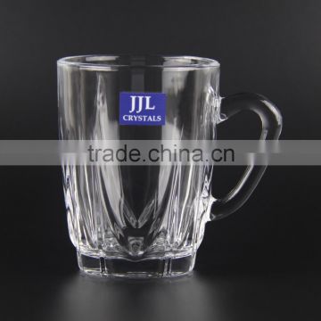 JJL CRYSTAL MUG JJL-2410 WATER TUMBLER MILK TEA COFFEE CUP DRINKING GLASS JUICE HIGH QUALITY