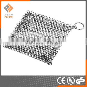 Stainless Steel Chainmail Pan Scrubber