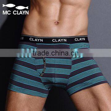 MC CLAYN Brand male panties100% cotton hydroscopic u breathable comfortable boxer panties Men's Boxers underwear