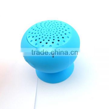 Handsfree silicone Bluetooth speaker with suck mini speaker, speaker with sucker