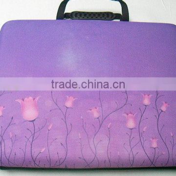 lady decorative leather lightweight eva laptop bag