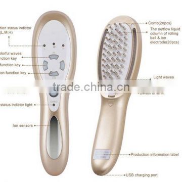 Light therapy hair growth laser comb head massager