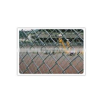black Chain link fence