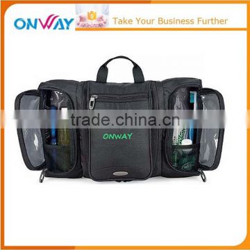 Best company tri-compartment large hanging travel toiletry bag
