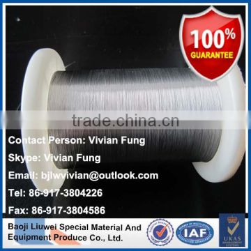 high quality pure nickel wire from baoji liuwei