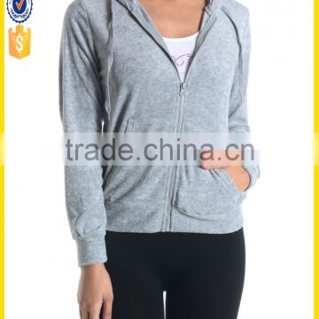 hot sale bulk plain zipper-up hoodies
