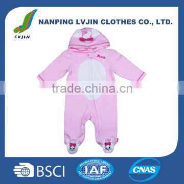 Baby infant hooded romper