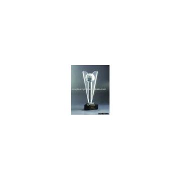 glass handicrafts crystal trophy,decoration