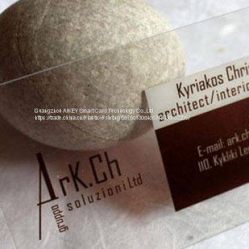 Aikeyi Technology Transparent plastic inkjet business blank PVC card