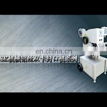 Pneumatic sausage filler connect with sausage clipper machine