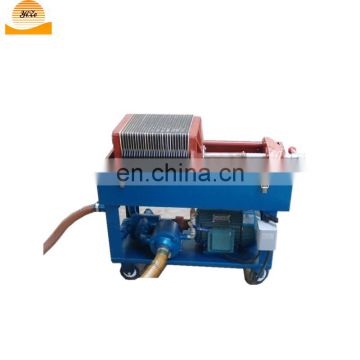 High Efficient Small Centrifugal Oil Filter Equipment / Oil Filter Press Machine