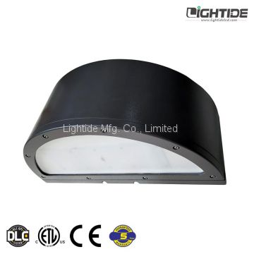 Lightide Round LED Outdoor Wall Pack Lights 100W, 140 LPW, Equivalent 400W MH & 5 Years Warranty