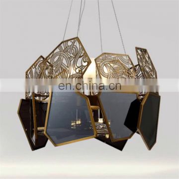 Modern Luxury Crystal hanging Chandelier Lighting Indoor Pendant Light