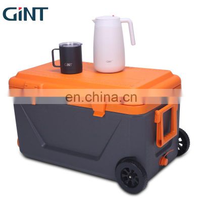 GiNT 45L Factory Direct Cheap Price Ice Cooler Boxes Portable Wheels Ice Chests for Christmas