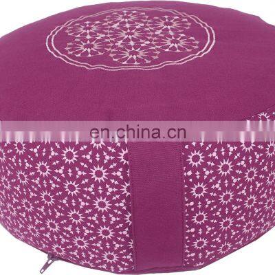 OEM Manufacturer Embroidered Zafu Meditation Cushions for Comfortable Sitting Buy At Lowest Price