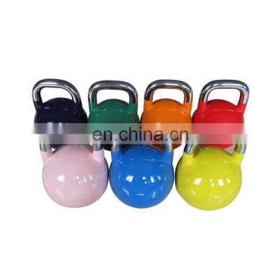 Wholesale Factory Price Weight Competition Kettlebell Color Coated Cast Iron Competition Kettlebell Adjustable